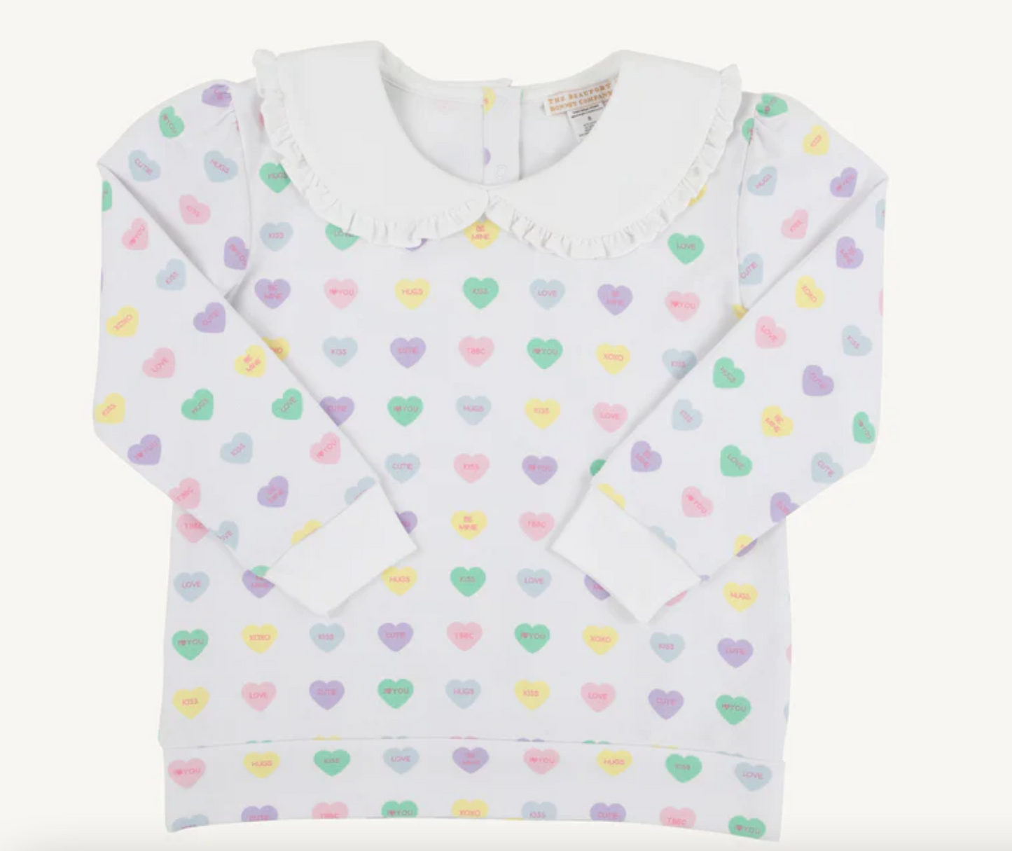 Maude's Ruffle Cassidy Crewneck - We Heart You