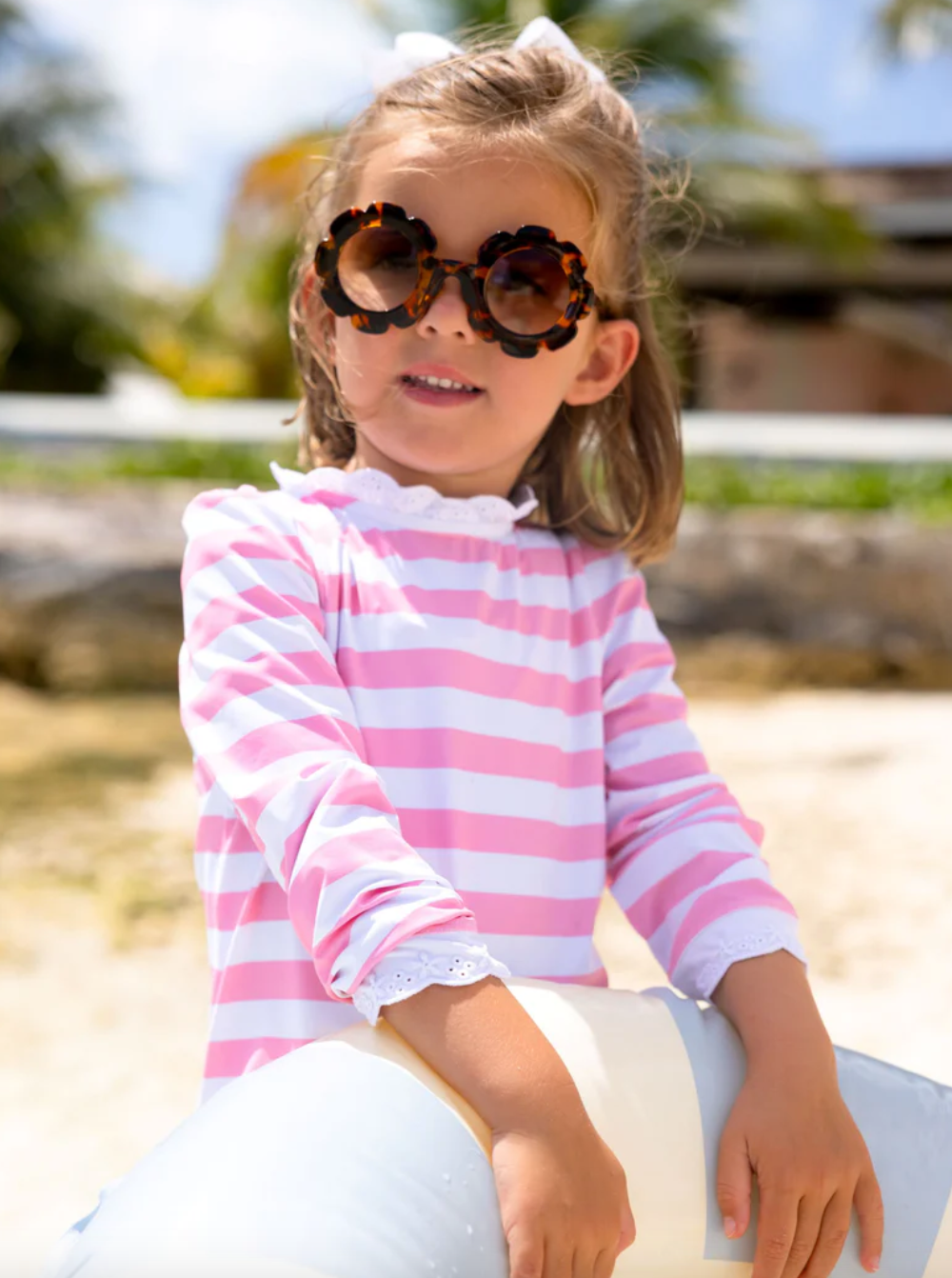 Winnie's Wave Spotter Shirt - Hamptons Hot Pink
