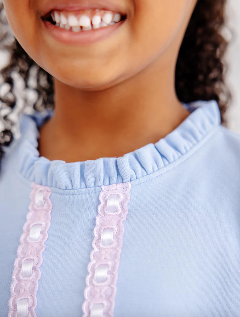 Lizzie's Luxe Leisure Dress - Beale Street Blue