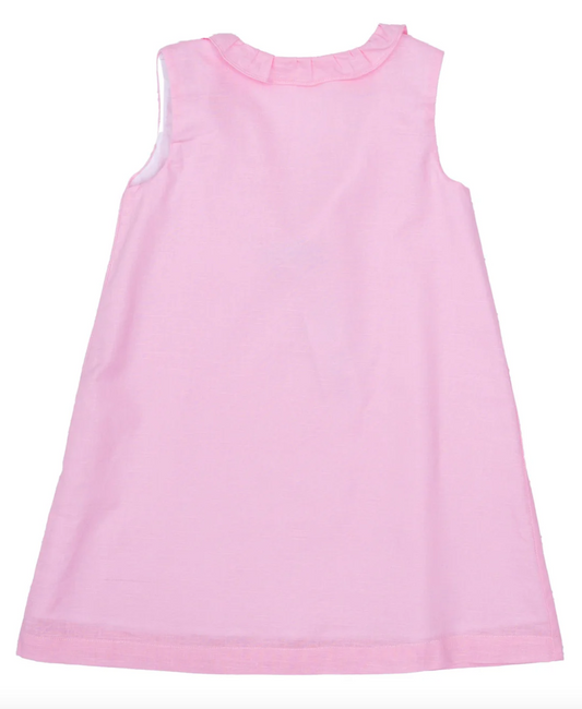 Karla Pink Linen Dress