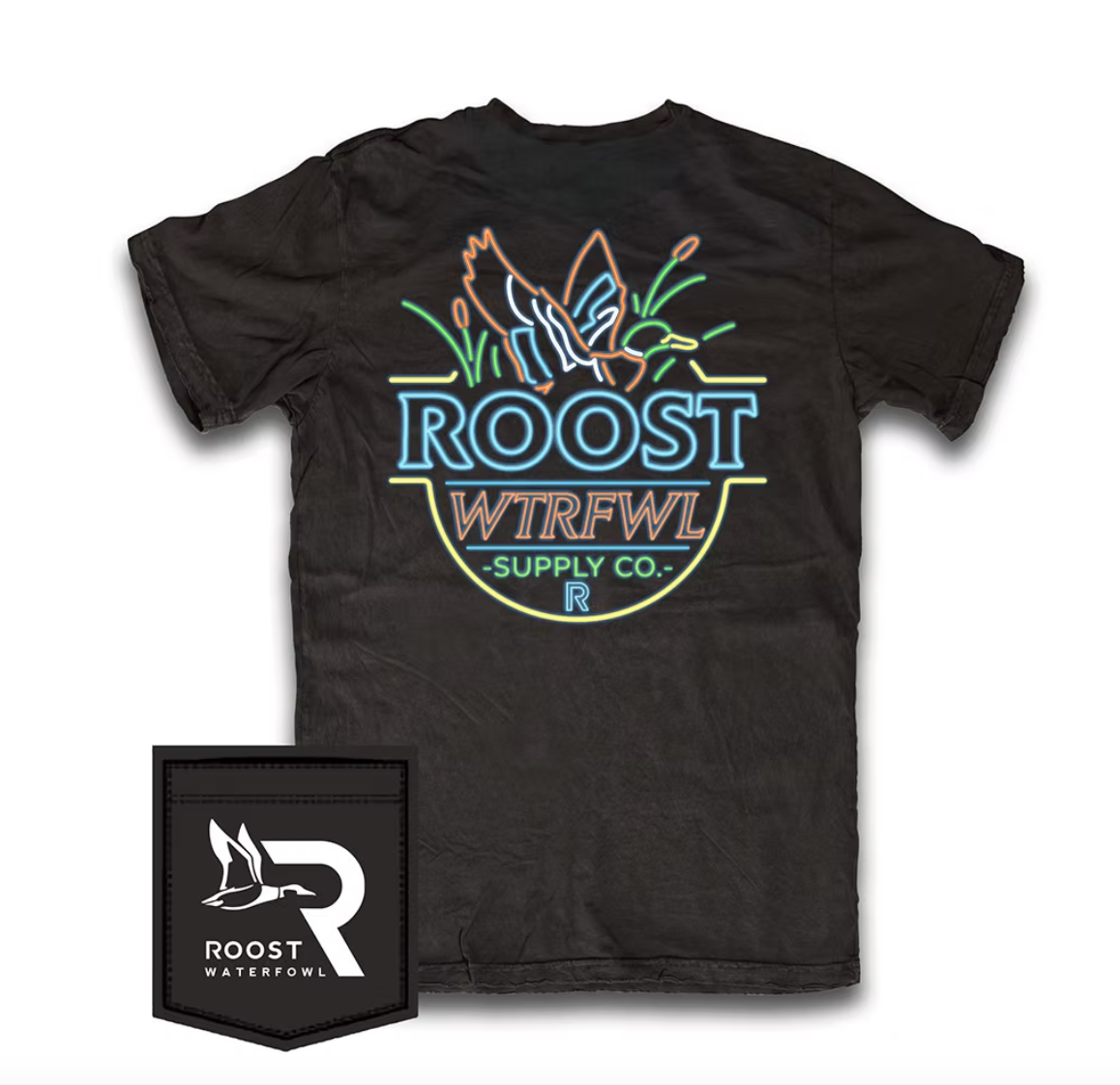 Roost Neon Sign T-Shirt