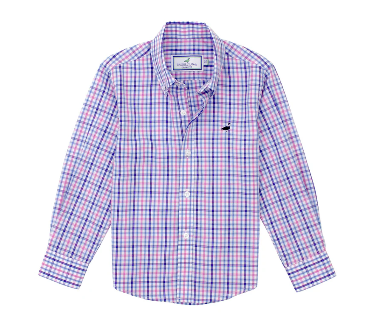 Boys Sportshirt - Blueberry