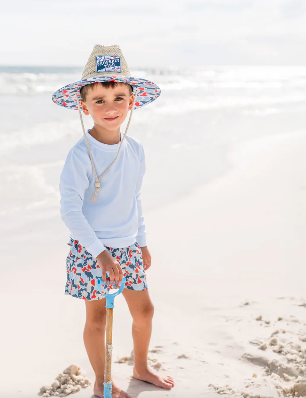 Boys Mallard Short Americana - Camo