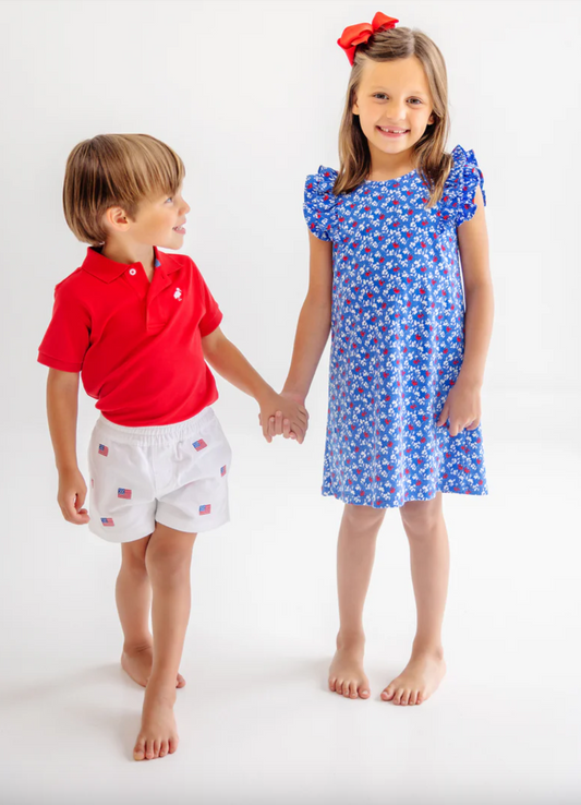 Ruehling Ruffle Dress - Potomac Petals