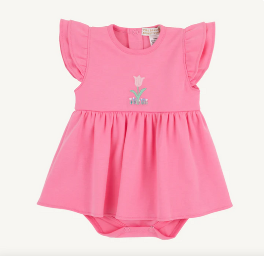 Daisy's Diaper Dress - Romany Rose