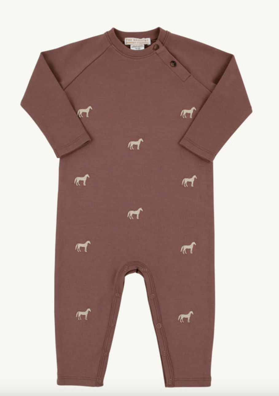 Rayburn Romper - Gray Bay Brown