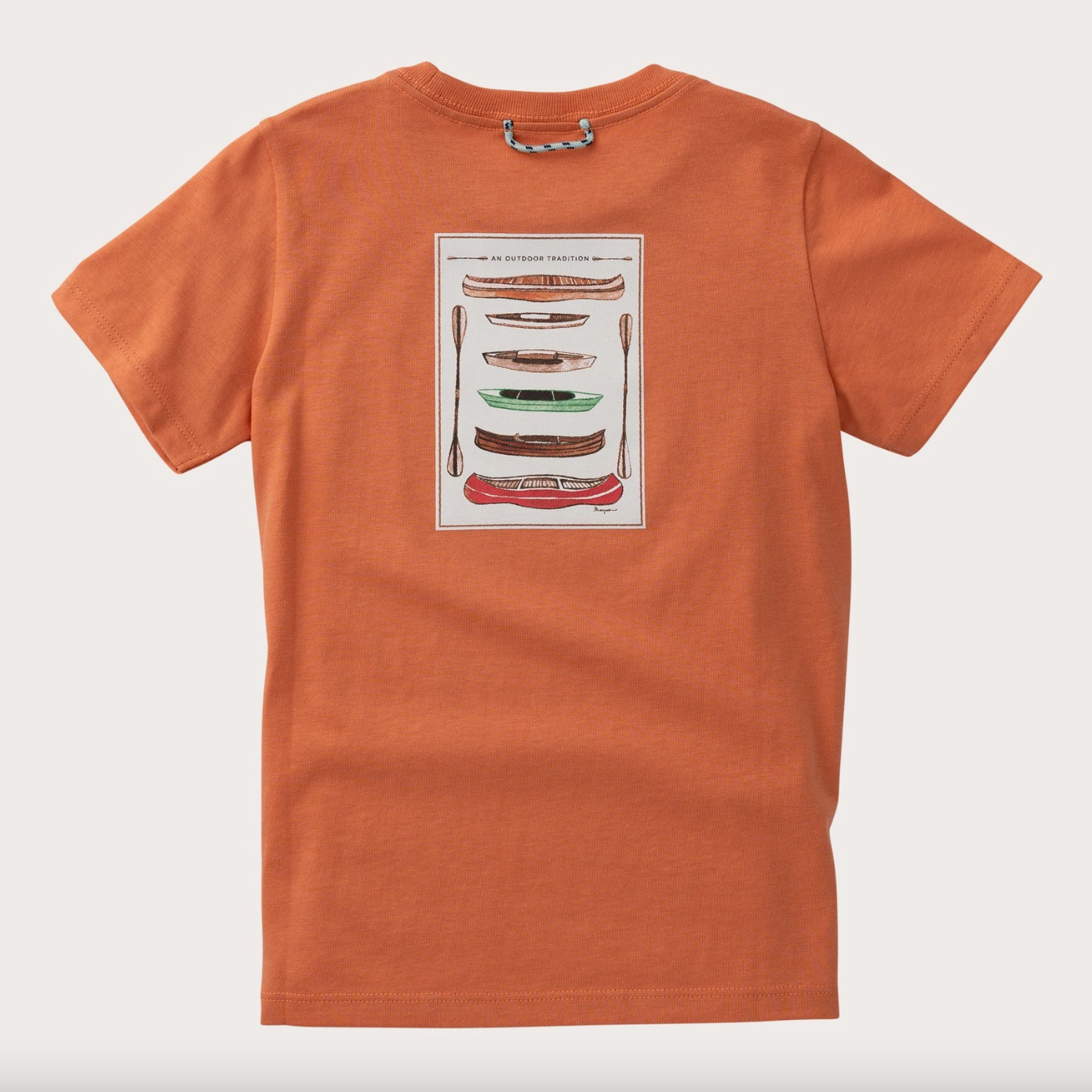 Canoe Art Cotton T-Shirt