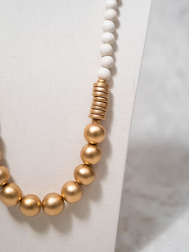 Stephanie Necklace - White