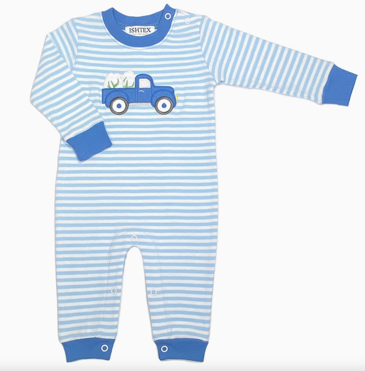 Cotton Applique Boy's Romper