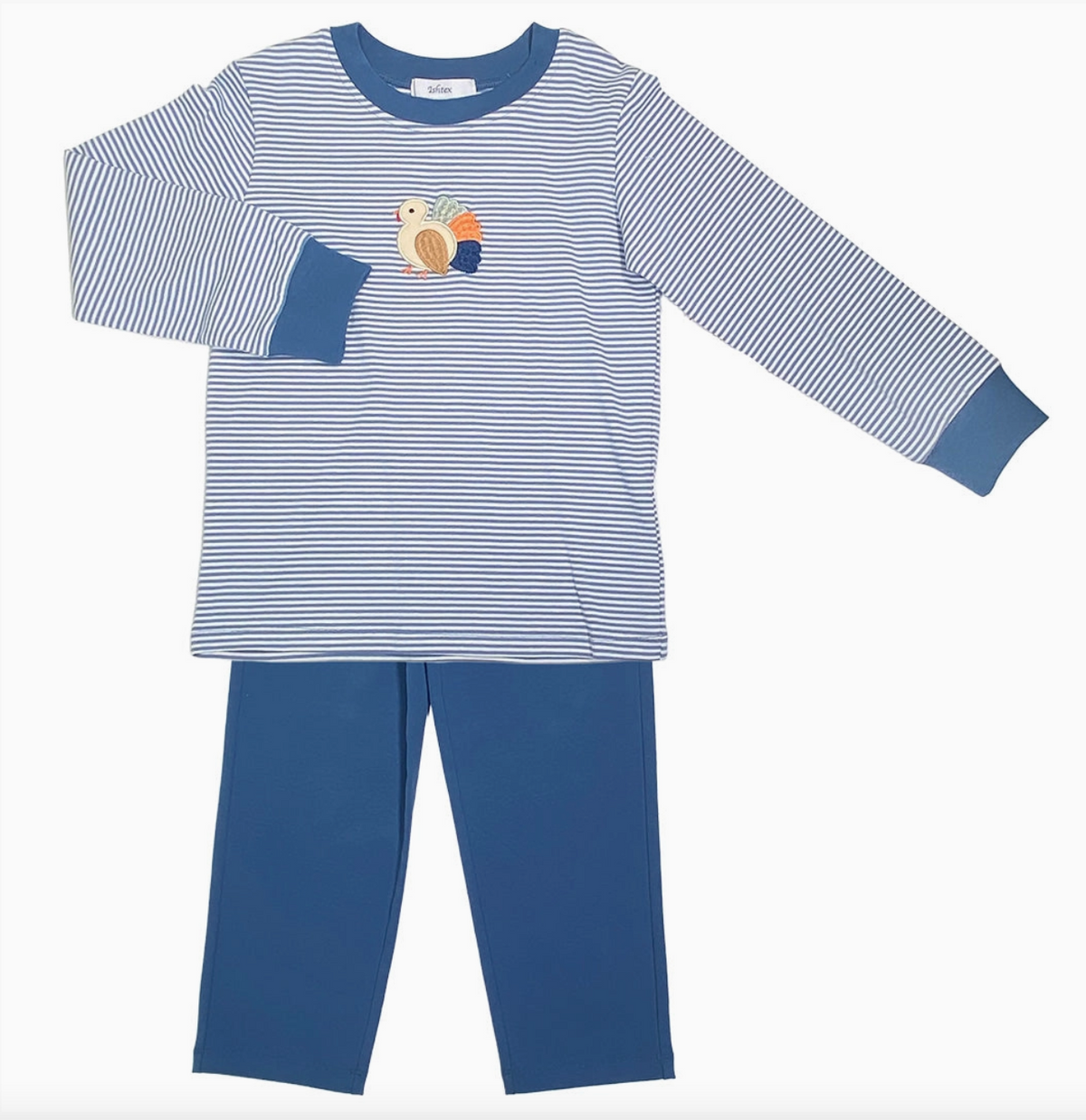 Turkey Applique Pants Set