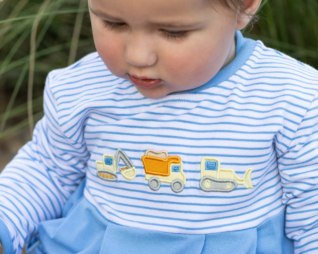 Construction Trucks Romper