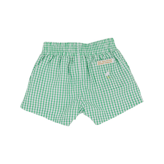 Sheffield Shorts - Green Windowpane