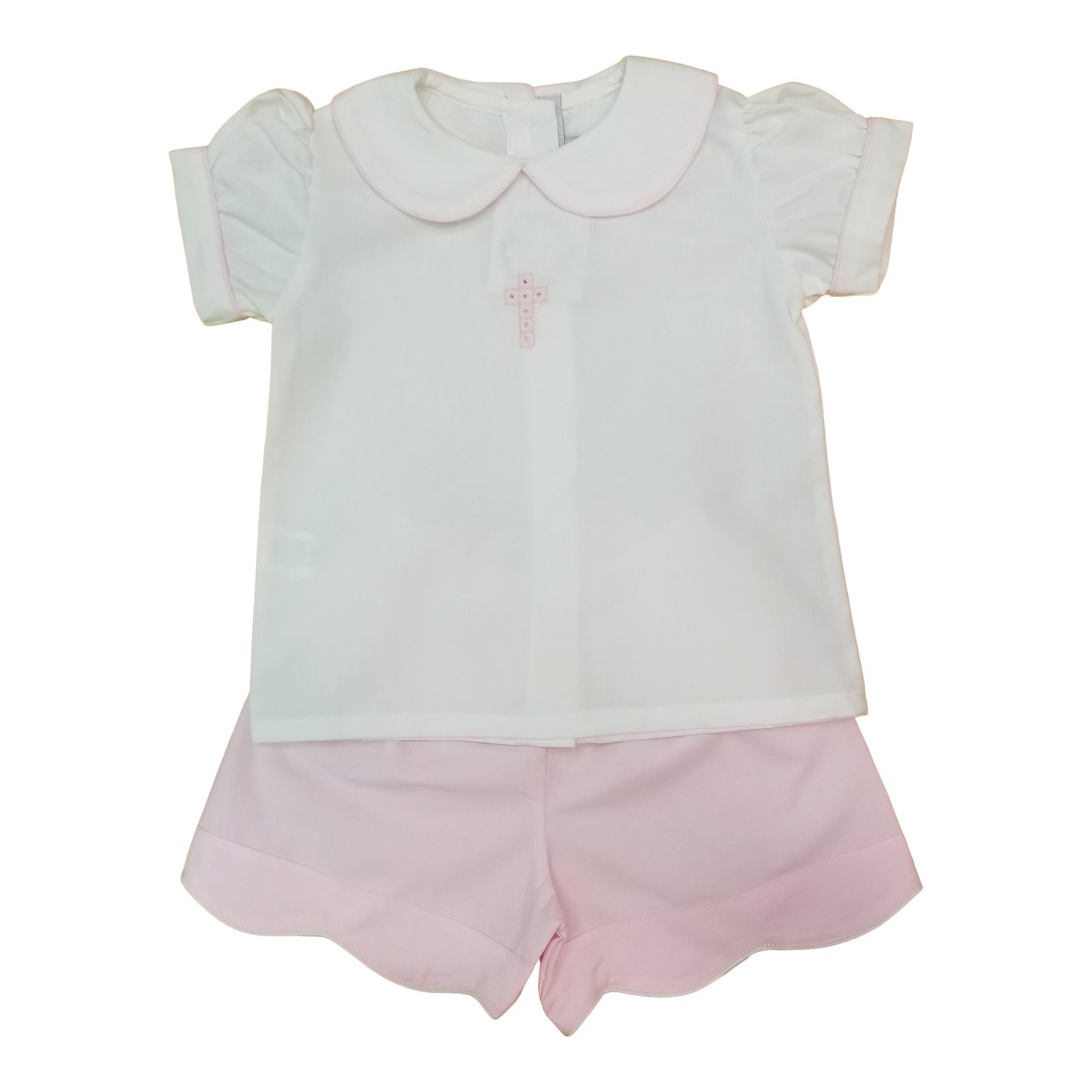 Pink Cross Short Set