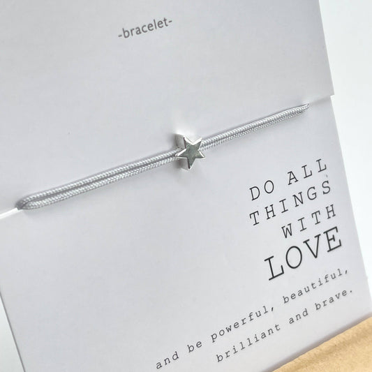 Light Grey MINI - STAR Bracelet