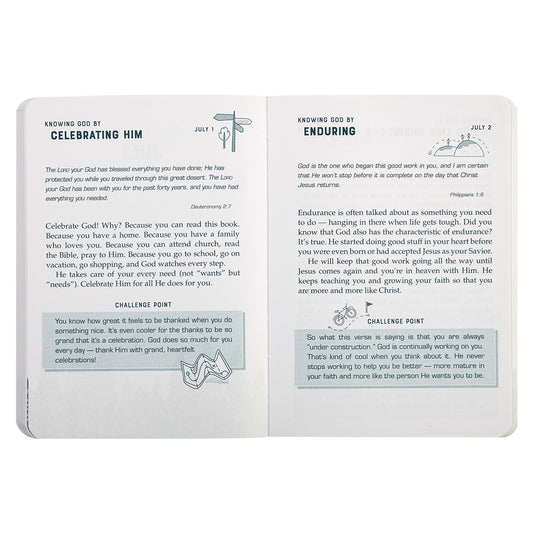 Kid Book 365 Days to Knowing God for Guys Softcover