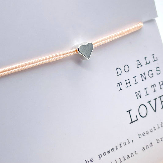 Peach MINI - HEART Bracelet