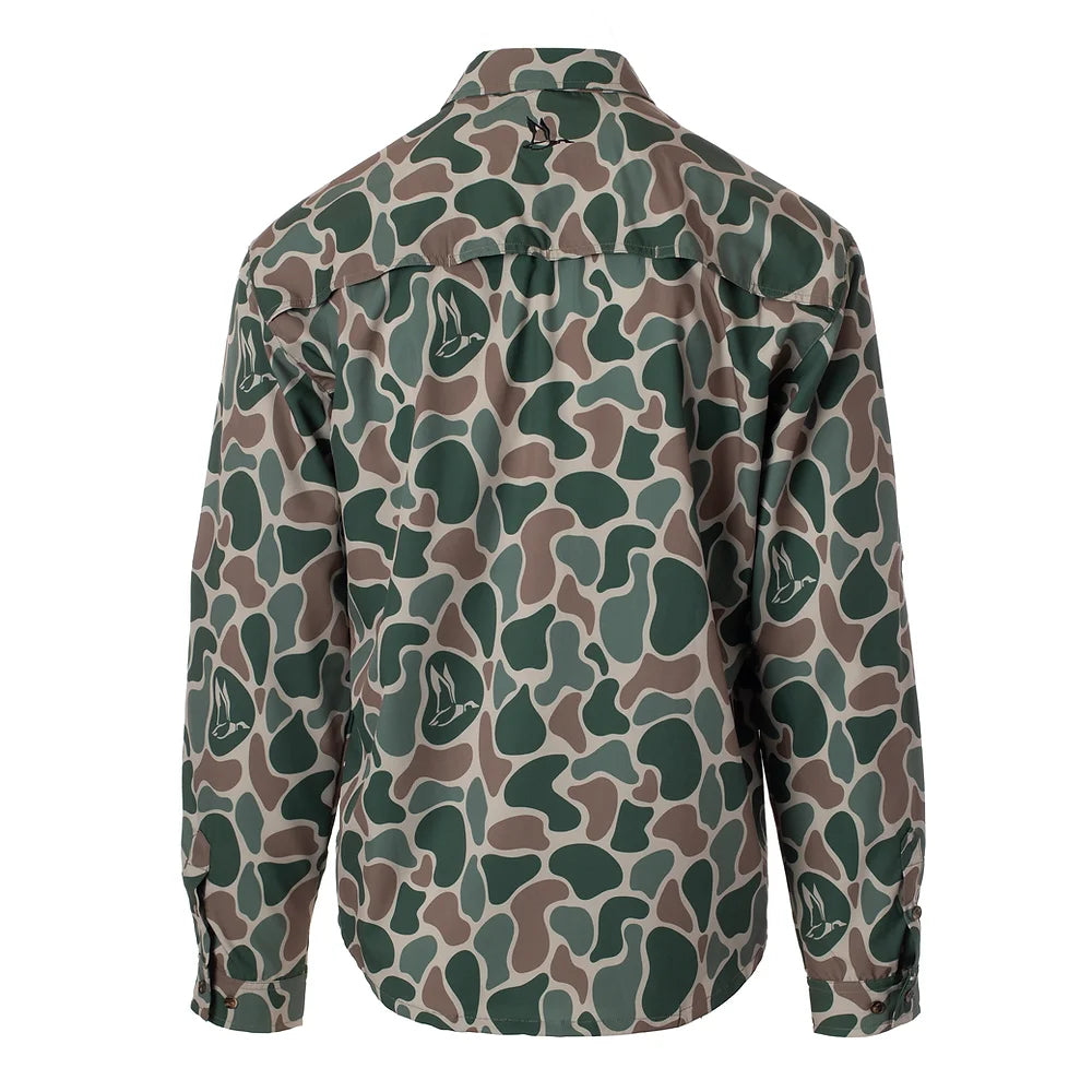 Roost Camo L/S Button Down