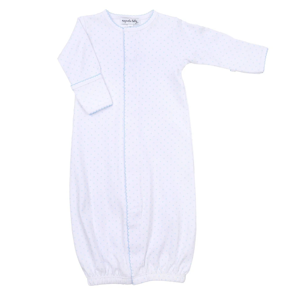 Mini Dots Converter Gown-Blue
