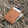 Leather Money Clip w/ Bottle Opener-Tan