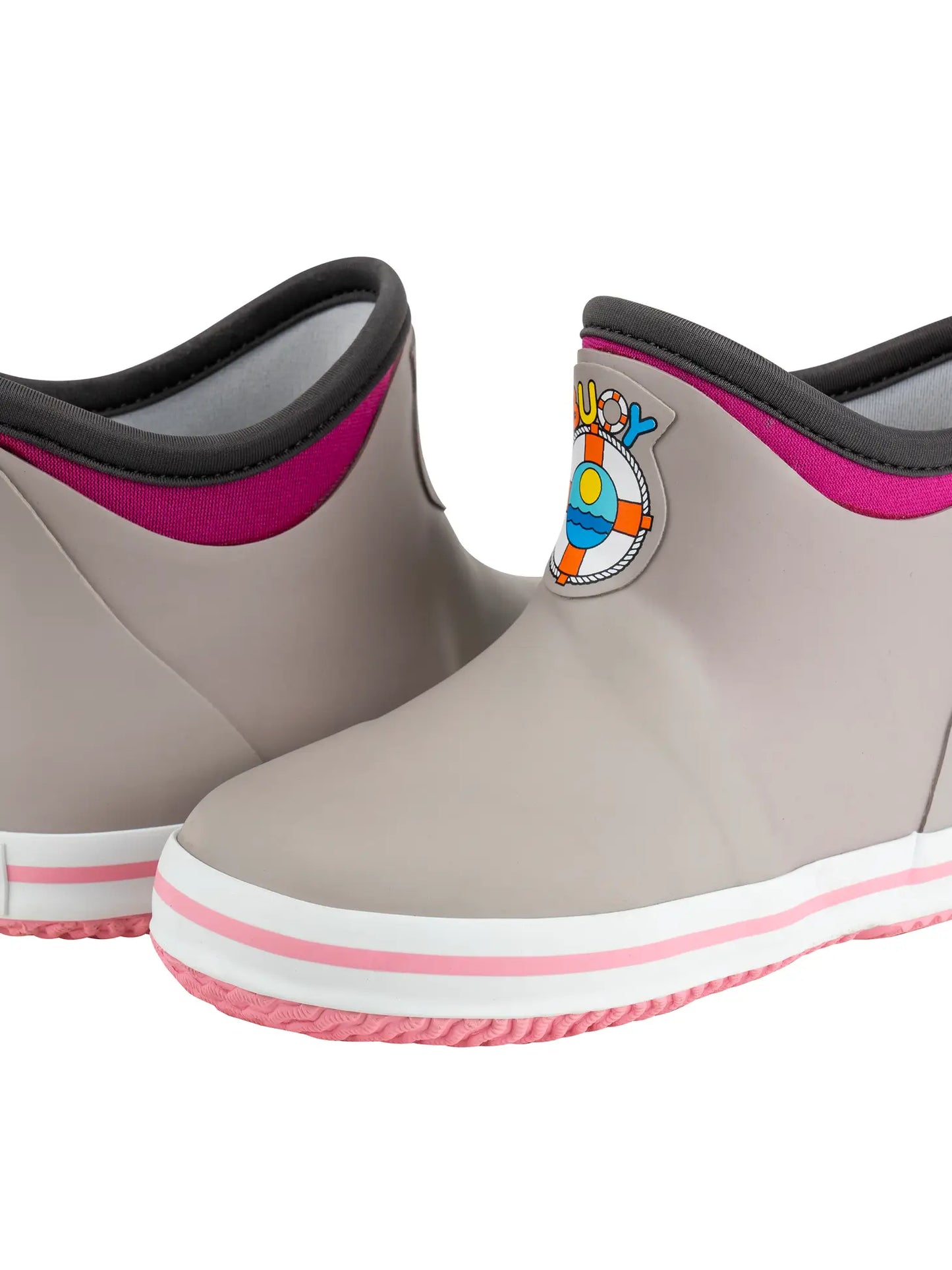 Buoy Boots - Grey/Pink