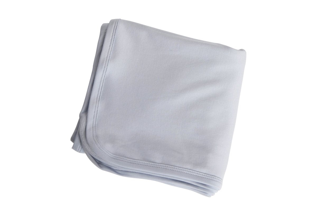 Blue Plain Edge Blanket