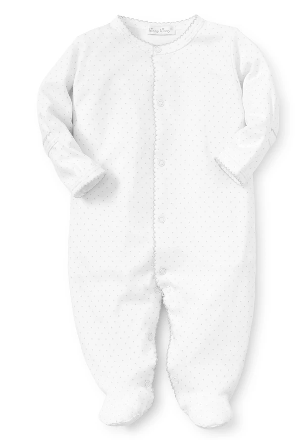 Kissy Dots Print Footie