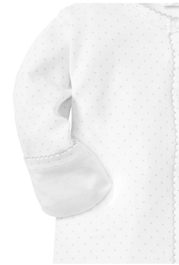 Kissy Dots Print Footie