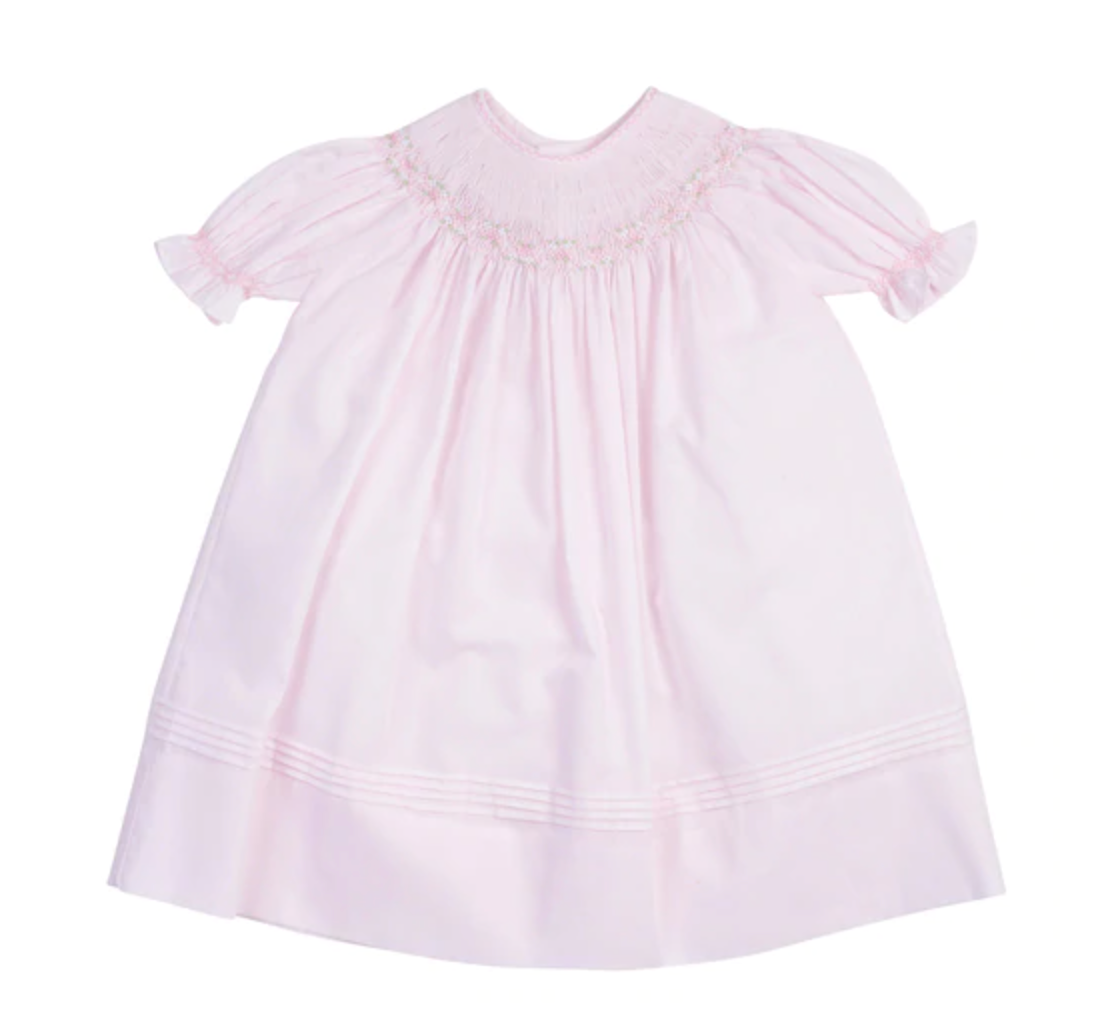 Pink Smocked Bishop