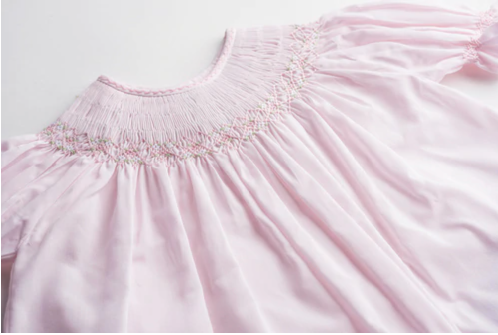 Pink Smocked Bishop