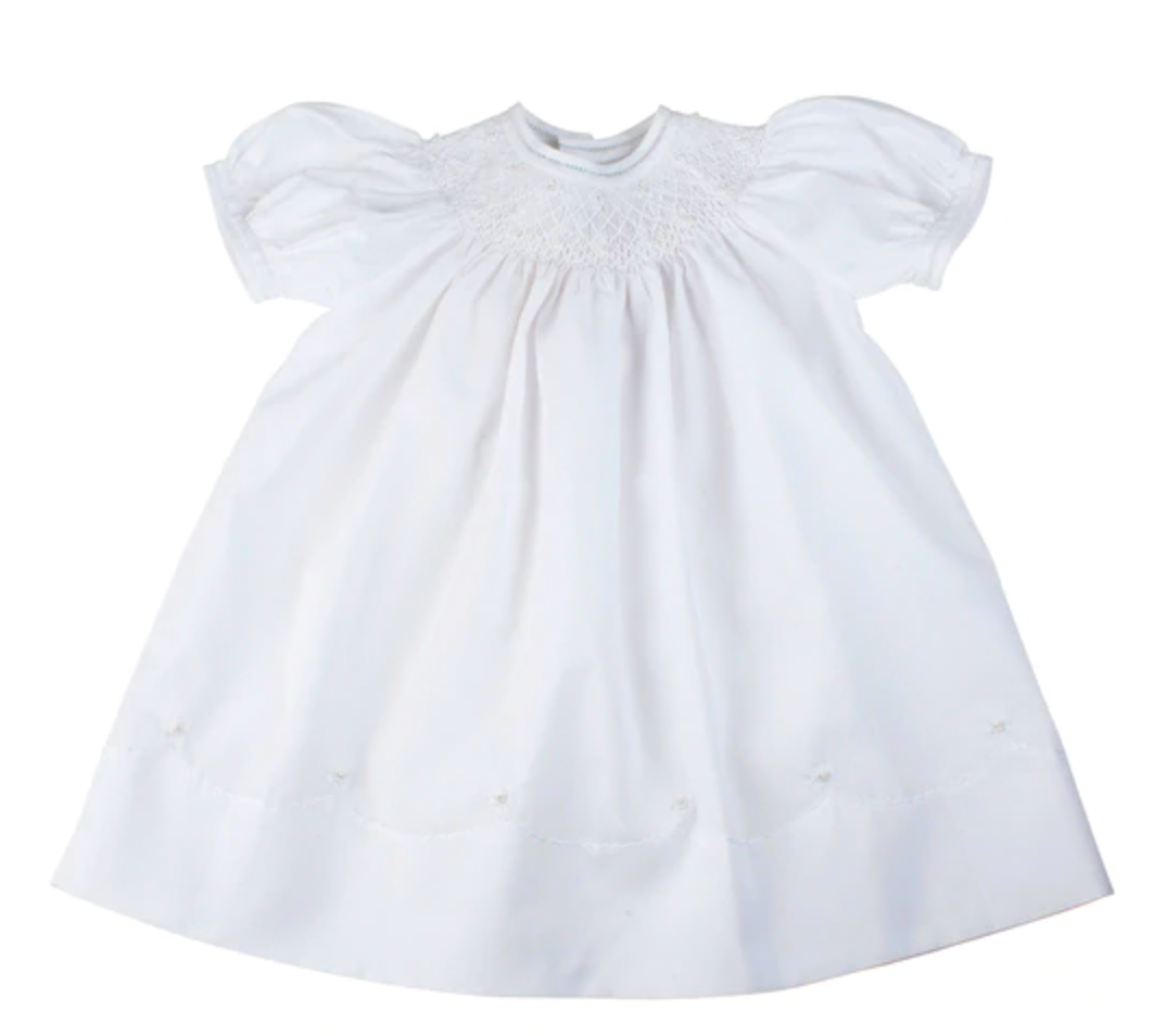 Pearl Smocked Bishop