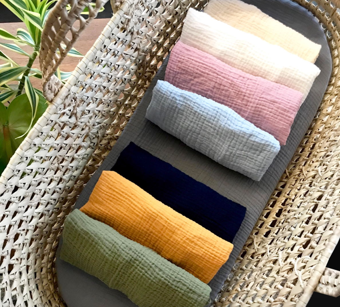 Gauze Moses Basket Sheet