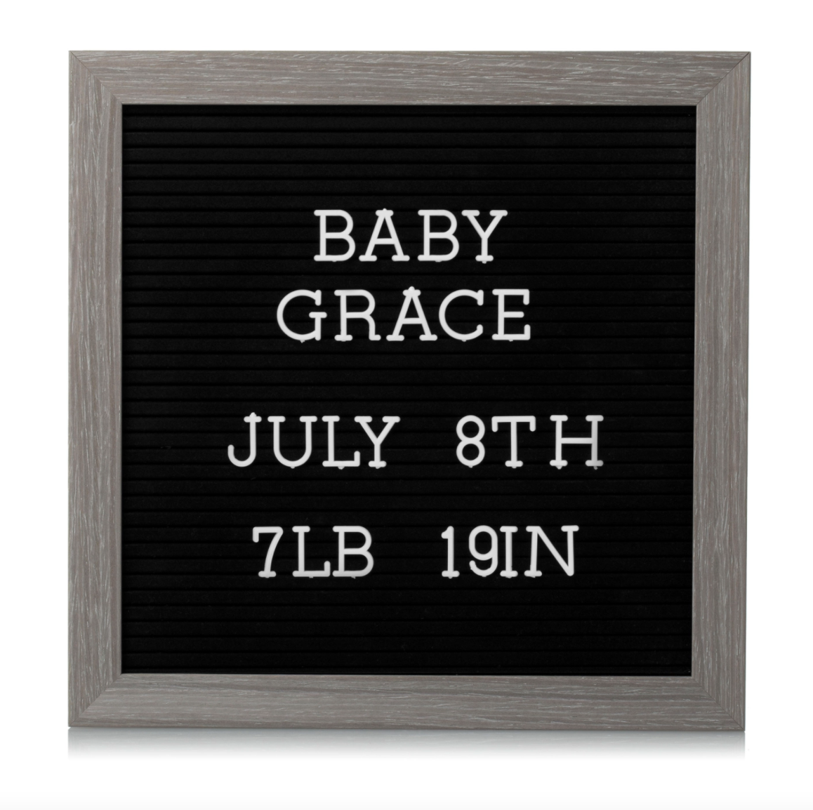 Dark Gray Letterboard