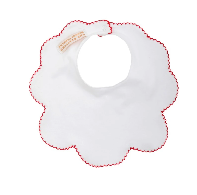 Bellyful Bib, Red Trim