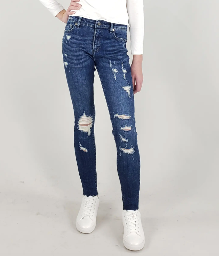 Nina Destructed Skinny Jean