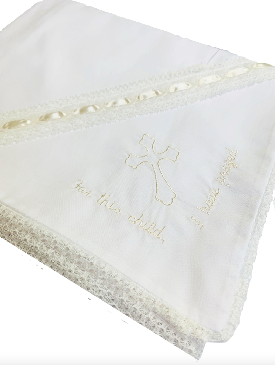 For This Child Cross Heirloom Blanket