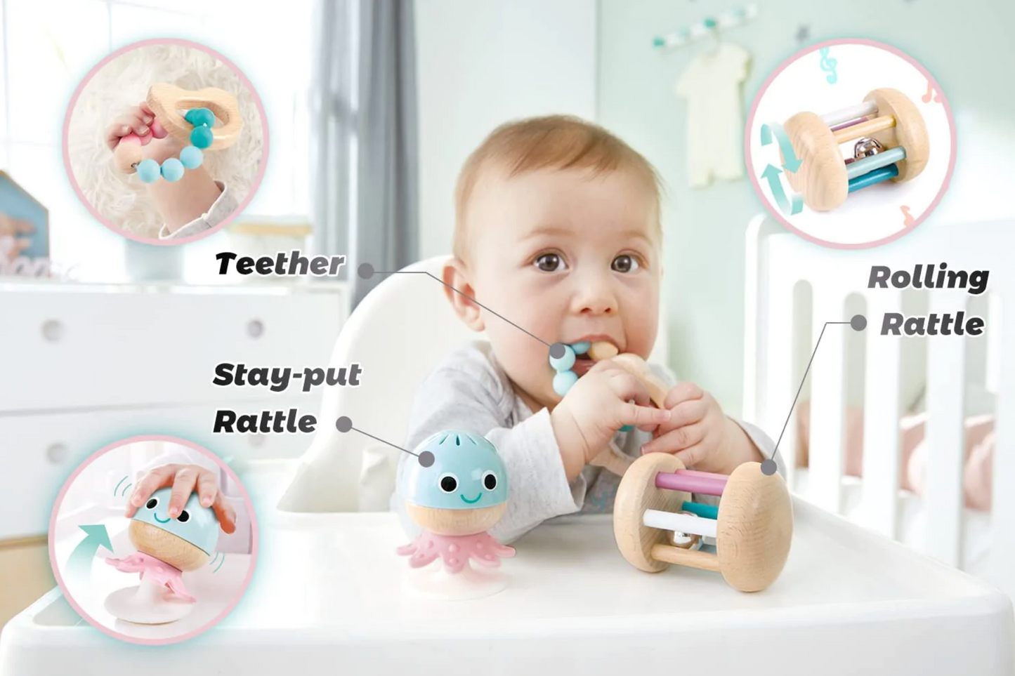 Wooden Multi-Stage Sensory Set
