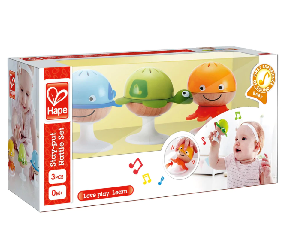 Stay Put Rattle Set