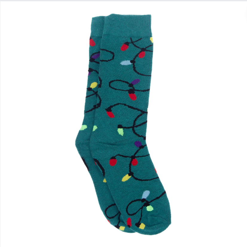 Lucky Duck Socks, Christmas Lights