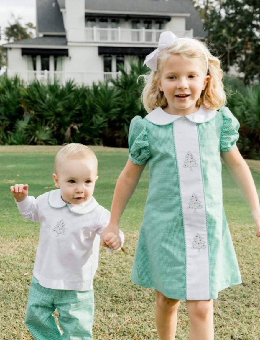 Christmas Tree Shadow Fiona Dress