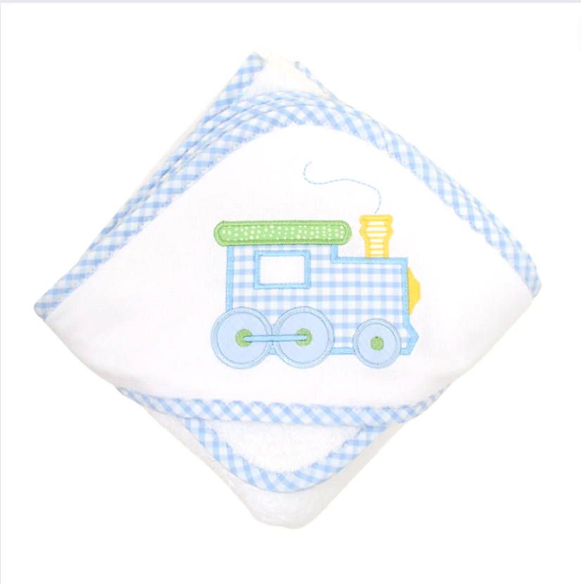Train Towel & Washcloth Set