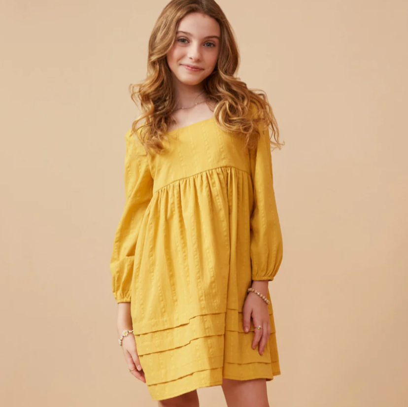 Sophie Dress - Mustard