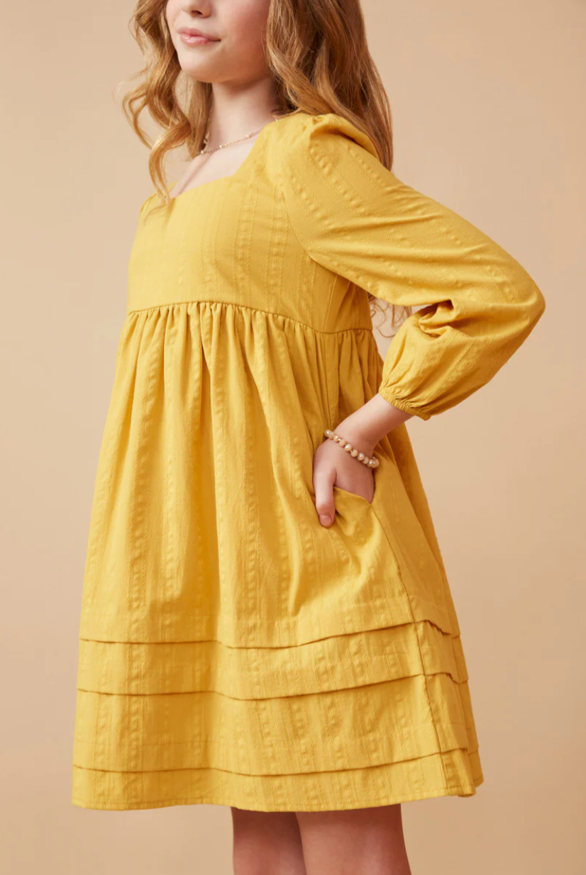 Sophie Dress - Mustard