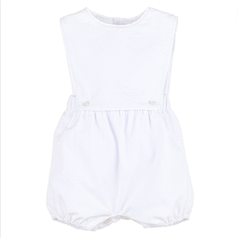 Sip & See Overall Bubble - White