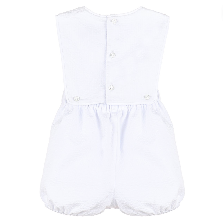Sip & See Overall Bubble - White