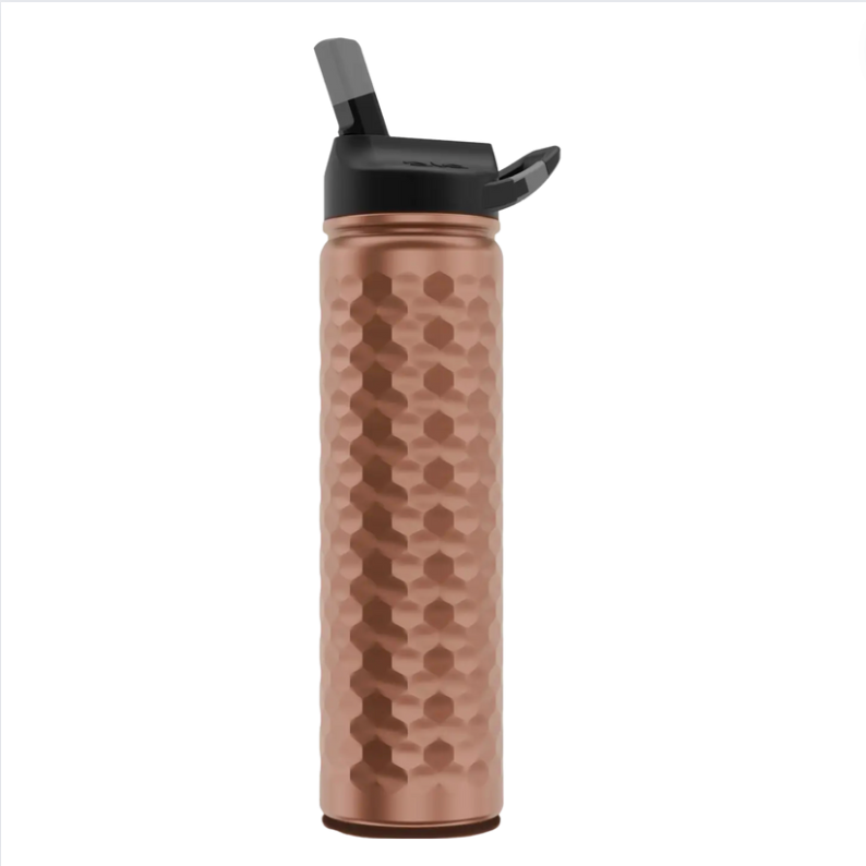 27 oz. Hammered Copper Water Bottle