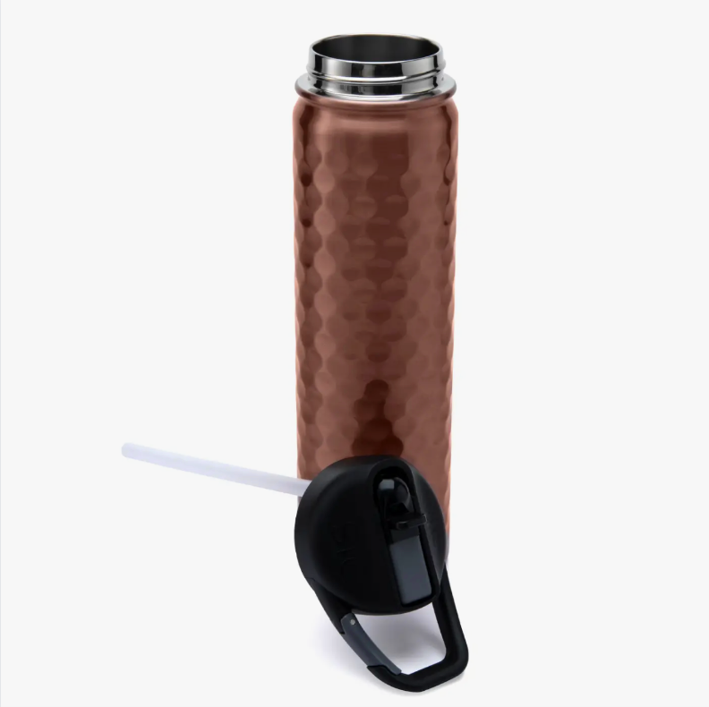 27 oz. Hammered Copper Water Bottle