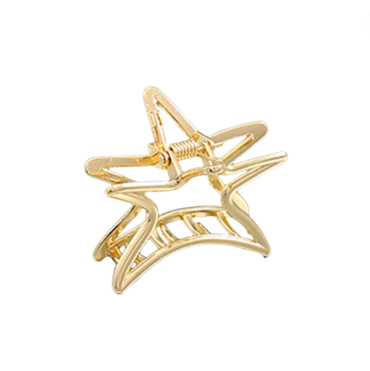 Mini Gold Claw Clips