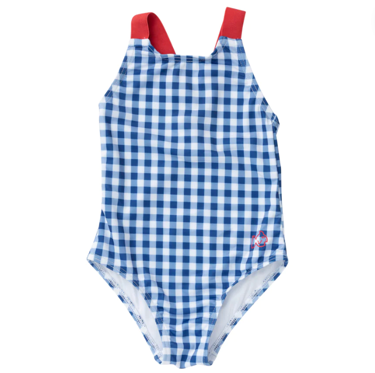 Creek Crossing Swimsuit - Set Sail Gingham