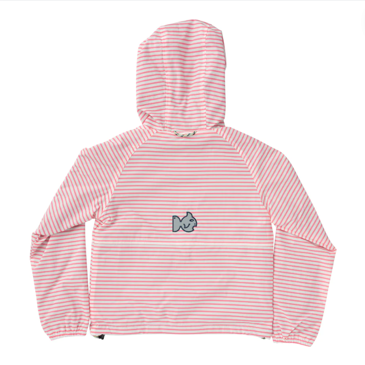 Windbreaker Jacket - Plumeria Stripe