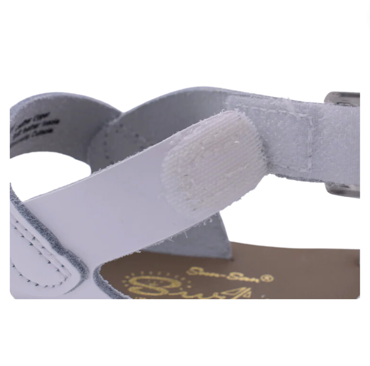 White Velcro Sun-San Surfer
